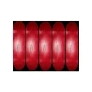 5 BETTER MADE BLANKS SKATEBOARD DECKS 7.5' RED STAINED BRAND NEW IN SHRINK