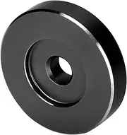 45RPM Record Player Adapter with Large Hole Black Clamp for Most Large Record Record Black (Black)