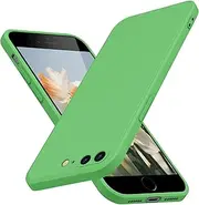 JUNAUTTB for iPhone 8 Plus Case/iPhone 7 Plus Case Liquid Silicone,Full Body Protective,Soft Shockproof Anti Scratch Case for iPhone 8 plus Phone case Slim Fit 5.5in Green JUS01-70