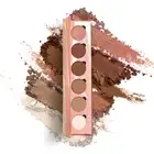 Oulac 6 Shades Eyeshadow Palette - Sweet Coco - Matte, Shimmer, Glitter