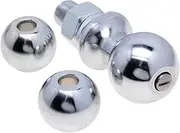 Reese Towpower 74309 Interchangable 1 7/8", 2", 2 5/16" Hitch Ball Kit, Chrome