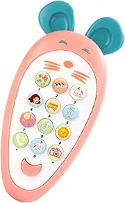 ERINGOGO 1pc Music Cellphone Educational Phone for Early for Years Develops Communication Skills and Creativity Fun and Engaging