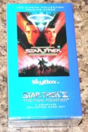 Star Trek Movie 5 The Final Frontier by Skybox in 1994. 72 card sealed set.
