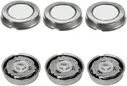 3Pcs Replacement Shaver Head Blade Cutters ，Compatible for Philips，Compatible for Norelco， HQ4 HQ58 HQ56 HQ80