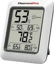 Thermopro Tp50 Digitales Hygrometer Innenthermometer Raumthermometer Und Luftfeuchtigkeitsmesser Mit Temperatur-feuchte-berwachung