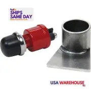 Allstar ALL60360, One Natural Steel Remote Starter Button Kit Welded Performance
