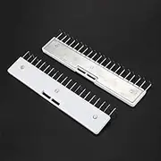 Mollytek 2Pcs/Set Knitting Claw Weight, Wide Weight Hanger for Brother Silver Reed Singer Knitting Machine Accessories DIY Handmade Sewing Tools Accessory (B)