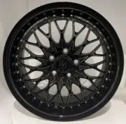 GWG NS5 17 inch Black Gold Rim fits MITSUBISHI ECLIPSE GT 2000 - 2012 (for: Mitsubishi)