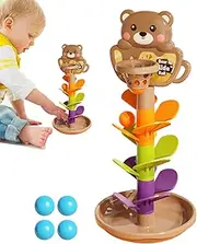 Ball Drop - Ball Drop Toys for Toddler - Interactive Basketball Ramp Activity Track Learning Educational Toy for Birthday & Baby