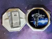 Star Wars 1997 The Hamilton Collection Space Vehicles Plate Medical Frigate