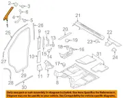 FORD OEM 15-23 Transit-150 Interior Trim-WS Pillar Trim CK4Z6103599AC