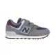 NEWBALANCE 男女中童休閒運動鞋-WIDE-574系列 NB 寬楦 PV574KGN 深灰藍紫