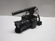 Pro S1R AZ SM stereo shotgun mic for Panasonic Lumix S1 S1R mirrorless camera