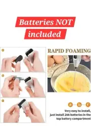 20 Pk Electric Milk Coffee Mini Mixer Mixture Frother Handheld Egg Foam Maker