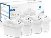 Water Filter - 6 Pack Pur Water Filter Replacement for All BRITA, Compatible with Brita Maxtra/Mava, Maxtra+, Fit for Mavea, Marella jug Pitcher Replacement Cartridge, Reduce Limescale and Impurities.