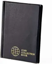 Coin Storage Album - 60 Pockets Coin Collecting Holder for Collectors Black CS39