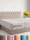 Extra Deep Split King Fitted Sheet - Hotel Luxury Single Fitted Sheet Only - ...