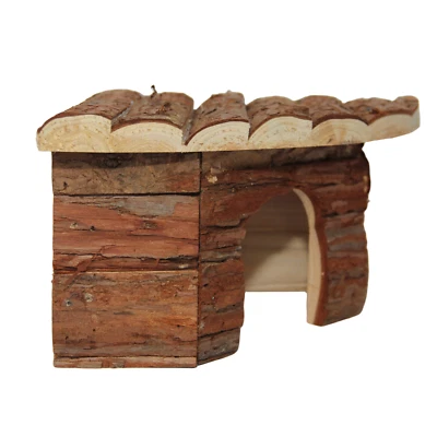 YES4PETS M Natural Wooden Hamster Mouse Gerbil Playground Rats Pets Toys Play Sm