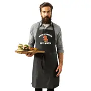 Dont Touch My Nuts Squirrel - Funny Novelty Kitchen Adult Apron