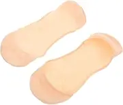 [NAMOARLY] Women's Non-Slip Ankle Socks Thin Grip Socks for Summer Cotton Toe Guards for Flats