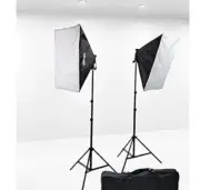 Video Light Kit With Soft Box