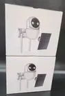 NEW Woolink 2Pc 4mp Solar Security Camera Wireless Solar Powered