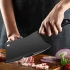 Stainless Steel Kitchen Chef Butcher Knife Bone Meat Cleaver Cut Chopper Knife