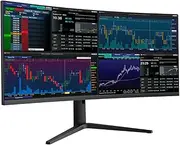 QSM 34" Curved UWQHD 21:9 Ultrawide 144Hz 1ms Gaming and Office Monitor (3440 × 1440)