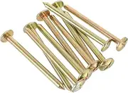 Toyvian 12pcs Stainless Steel Survey Marker Stakes Durable Property Line Markers for Outdoor Land Surveying Non Obtrusive Boundary Pins for Accurate Measurement and Mapping
