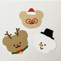 在飛比找蝦皮購物優惠-韓國 Christmas 聖誕卡片 信封套裝 聖誕卡片 聖誕