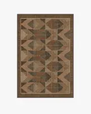 120' x 185' | Machine Washable Runner Rug | Kid & Pet Friendly | Indoor Rug | Ember Copper & Brown Rug | Ruggable
