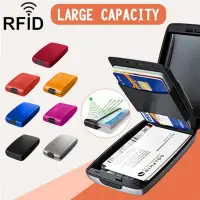 在飛比找蝦皮購物優惠-RFID 鋁合金 錢夾   多功能 卡包   鋁制 銀行卡 