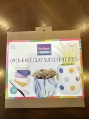 Sculpey III Oven Bake Clay Kit-Succulent Pots Makes 2