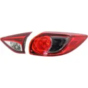 Tail Light For 2013-2016 Mazda CX-5 Set of 2 Passenger Side Inner and Outer (for: Mazda)