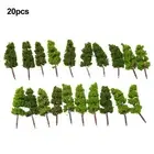 Model Trees Sand Table Toy Model About 6-6.5CM Building Model Park Scenery