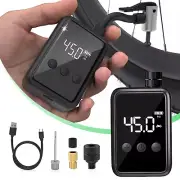 Bike Pump Portable Air Compressor, 130 PSI Mini Bike Tire Pump with Gauge New