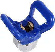 [Biitfuu] Airless Paint Spray Tip Guard Nozzle Seat Replacement Tool Fit for 11.42mm diameter, 10.5mm Center Distance Nozzle Paint Graco Titan Wagner Sprayer Guns Blue Guard