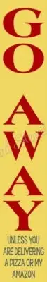 REUSABLE STENCIL 9722 KR 8"x48"- GO AWAY MYLAR STENCILS