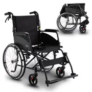 Altus 20 Inch Self-Propelled Folding Wheelchair – Black - Black | Wheelchair