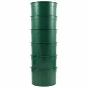 6 Inch Gold Panning Mineral Sifting Prospect Pan Classifier Sieve - 6pc Set