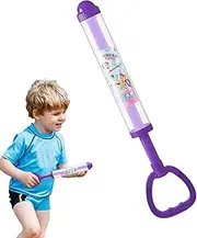 Firework Water Squirter - Water Firework Spray Toy | High Pressure Pull-Out Interactive Pool Game Toys | Funny Summer Activities Pool Game for Bathing, Parties Entertainment (Purple)