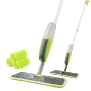 Spray Mop With Reusable Microfiber Pads 360 Degree Metal Handle For Kitchen Laminate Wood Ceramic Tiles Floor Cleaning Mop & Broom Accessories