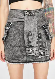 Smoke Keep It Kool Mini Skirt