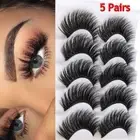 Wispy 3D Soft Mink Hair Eye Lash Extension False Eyelashes Natural Long