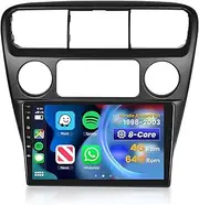[8 CORE 4G+64G] Car Radio for Honda Accord 6th 1998 1999 2000 2001 2002 with Wireless Carplay/Android Auto, 9 Inch Touch Screen with GPS, WiFi, SWC, DSP+Backup Camera