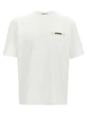 [Jacquemus] Jacquemus-Gros Grain T Shirt Bianco-Uomo M