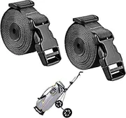 Golf Trolley Cart Bag Straps Webbing Fastener Belt Repalcement & Quick Release Buckle - Adjustable & Durable