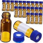 NOLITOY Tiny Glass Jars 2ml Bottles with Graduated Measurement Sample Vials Empty Glass Vials for Experiments