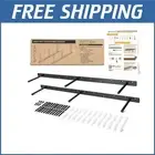 Premium 32" Floating Shelf Bracket Set - Solid Steel with Hidden Support System