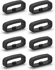 【8 Pack】22mm Silicone Band Keepers, Replacement Secure Rings Compatible for Garmin Fenix 8/Fenix 7/Fenix 6/Fenix 5/Vivoactive 4/Instinct 2/Instinct/Venu 2/Forerunner 935/945/265/255